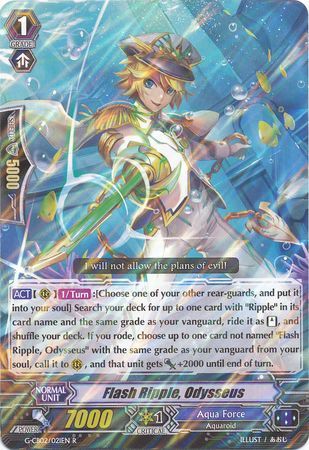 Flash Ripple Odysseus G CB02 021EN Rare R Flash Ripple Odysseus G CB02 021EN Rare R