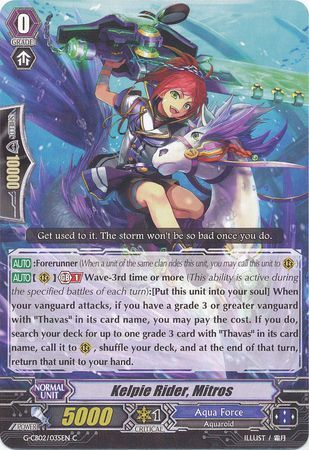 Kelpie Rider Mitros G CB02 035EN Common C Kelpie Rider Mitros G CB02 035EN Common C