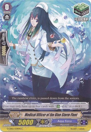 Medical Officer of the Blue Storm Fleet G CB02 038EN Common C Medical Officer of the Blue Storm Fleet G CB02 038EN Common C