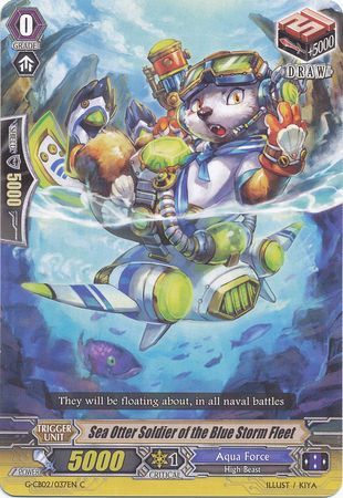 Sea Otter Soldier of the Blue Storm Fleet G CB02 037EN Common C G Clan Booster 2 Commander of Incessant Waves Singles Sea Otter Soldier of the Blue Storm Fleet G CB02 037EN Common C G Clan Booster 2 Commander of Incessant Waves Singles
