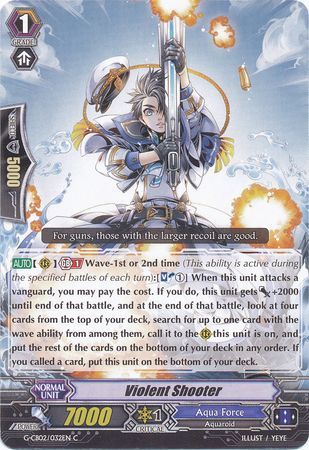 Violent Shooter G CB02 032EN Common C G Clan Booster 2 Commander of Incessant Waves Singles Violent Shooter G CB02 032EN Common C G Clan Booster 2 Commander of Incessant Waves Singles