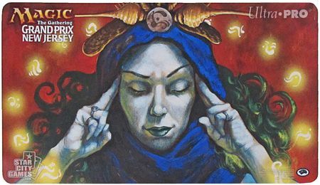 Ultra Pro MTG Grand Prix New Jersey 2014 Brainstorm Playmat Ultra Pro MTG Grand Prix New Jersey 2014 Brainstorm Playmat