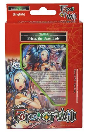 Pricia the Beast Lady Wind Starter Deck Force of Will Force of Will Sealed Product Pricia the Beast Lady Wind Starter Deck Force of Will Force of Will Sealed Product