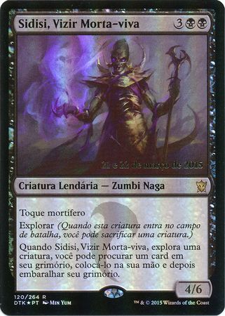 Portuguese Sidisi Undead Vizier Sidisi Vizir Morta viva Foil Dragons of Tarkir Portuguese Singles Portuguese Sidisi Undead Vizier Sidisi Vizir Morta viva Foil Dragons of Tarkir Portuguese Singles