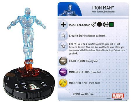 Dreadnought 006 Marvel HeroClix M//NM with Card The Invincible Iron Man