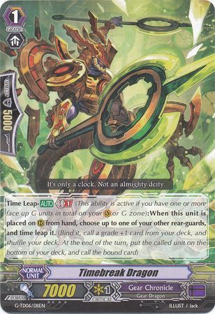 Timebreak Dragon G TD06 011EN Timebreak Dragon G TD06 011EN