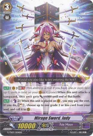 Mirage Sword Judy G TD07 004EN Mirage Sword Judy G TD07 004EN