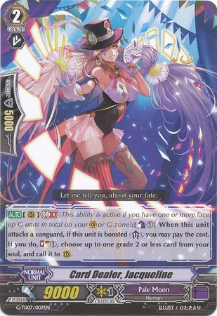 Card Dealer Jacqueline G TD07 007EN Card Dealer Jacqueline G TD07 007EN