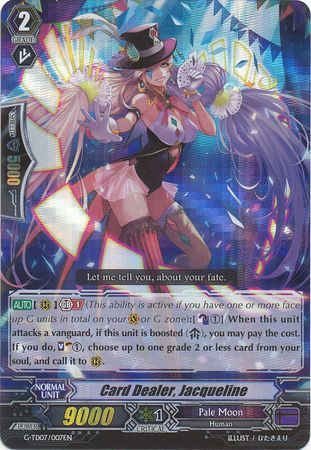 Card Dealer Jacqueline G TD07 007EN Triple Rare RRR Foil Card Dealer Jacqueline G TD07 007EN Triple Rare RRR Foil