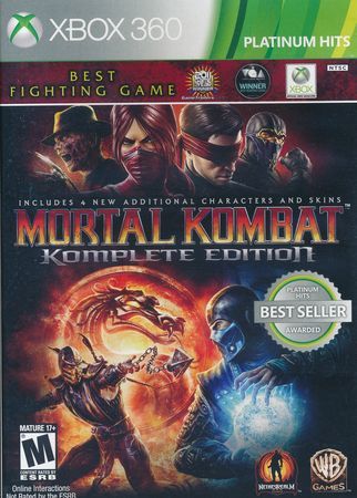 Mortal Kombat Komplete Edition Platinum Hits Xbox 360 Xbox 360 Mortal Kombat Komplete Edition Platinum Hits Xbox 360 Xbox 360