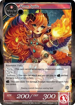 Flame Sprite TTW 024 Common Force of Will The Twilight Wanderer Singles Flame Sprite TTW 024 Common Force of Will The Twilight Wanderer Singles