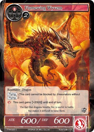 Flamewing Wyvern TTW 025 Common Flamewing Wyvern TTW 025 Common