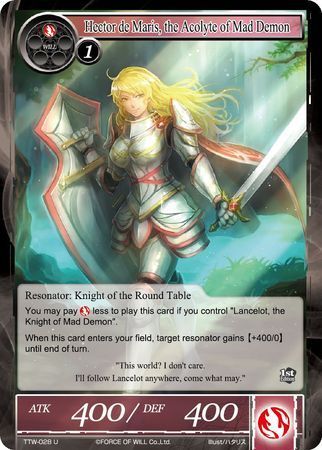 Hector de Maris the Acolyte of Mad Demon TTW 028 Uncommon Hector de Maris the Acolyte of Mad Demon TTW 028 Uncommon