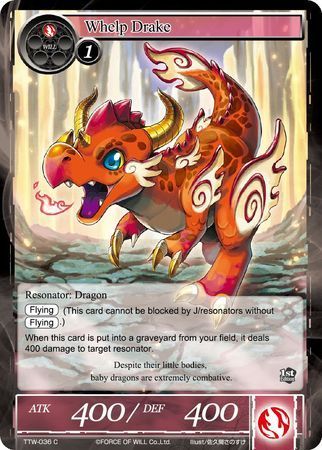 Whelp Drake TTW 036 Common Whelp Drake TTW 036 Common