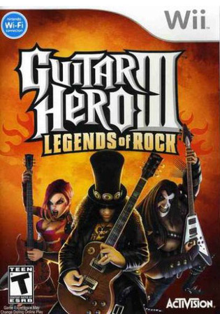 Guitar Hero III Legends of Rock Wii Guitar Hero III Legends of Rock Wii