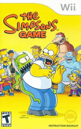 The Simpsons Game Wii Nintendo Wii The Simpsons Game Wii Nintendo Wii