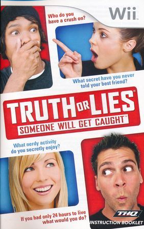 Truth or Lies Wii Nintendo Wii Truth or Lies Wii Nintendo Wii