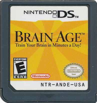Brain Age Train Your Brain in Minutes a Day Nintendo DS Brain Age Train Your Brain in Minutes a Day Nintendo DS