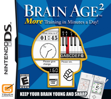 Brain Age 2 More Training in Minutes a Day Nintendo DS Brain Age 2 More Training in Minutes a Day Nintendo DS