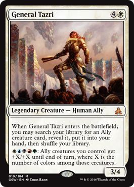 General Tazri 019 184 Oath of the Gatewatch Singles General Tazri 019 184 Oath of the Gatewatch Singles