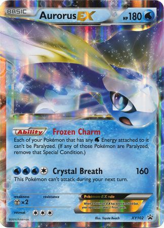 Aurorus EX XY102 Oversized Promo Pokemon Oversized Cards Aurorus EX XY102 Oversized Promo Pokemon Oversized Cards