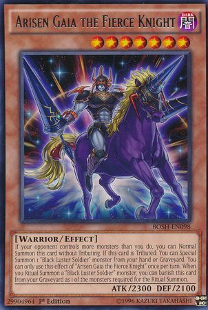 Arisen Gaia The Fierce Knight BOSH EN098 Rare 1st Edition Breakers of Shadow 1st Edition Singles Arisen Gaia The Fierce Knight BOSH EN098 Rare 1st Edition Breakers of Shadow 1st Edition Singles