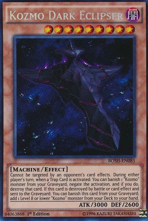 Kozmo Dark Eclipser BOSH EN085 Secret Rare 1st Edition Breakers of Shadow 1st Edition Singles Kozmo Dark Eclipser BOSH EN085 Secret Rare 1st Edition Breakers of Shadow 1st Edition Singles
