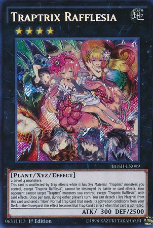 Traptrix Rafflesia BOSH EN099 Secret Rare 1st Edition Breakers of Shadow 1st Edition Singles Traptrix Rafflesia BOSH EN099 Secret Rare 1st Edition Breakers of Shadow 1st Edition Singles