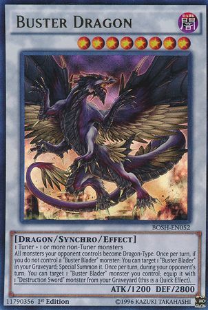 Buster Dragon BOSH EN052 Ultra Rare 1st Edition Breakers of Shadow 1st Edition Singles Buster Dragon BOSH EN052 Ultra Rare 1st Edition Breakers of Shadow 1st Edition Singles