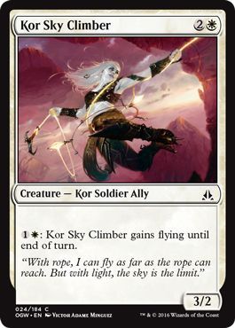 Kor Sky Climber 024 184 Oath of the Gatewatch Singles Kor Sky Climber 024 184 Oath of the Gatewatch Singles
