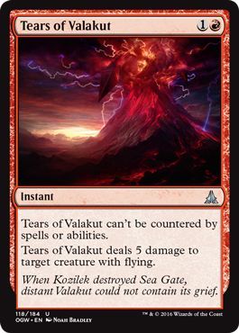 Tears of Valakut 118 184 Oath of the Gatewatch Singles Tears of Valakut 118 184 Oath of the Gatewatch Singles