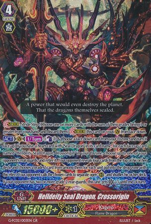 Helldeity Seal Dragon Crossorigin G FC02 003EN Generation Rare GR Helldeity Seal Dragon Crossorigin G FC02 003EN Generation Rare GR