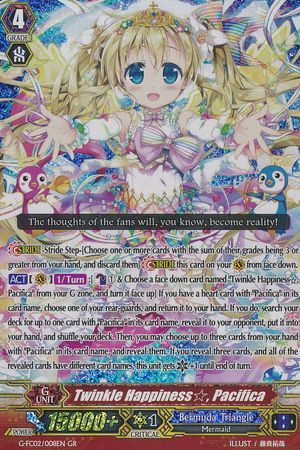 Twinkle Happiness Pacifica G FC02 008EN Generation Rare GR Cardfight Vanguard Fighter s Collection 2015 Winter Singles Twinkle Happiness Pacifica G FC02 008EN Generation Rare GR Cardfight Vanguard Fighter s Collection 2015 Winter Singles