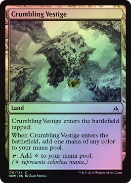 Crumbling Vestige 170 184 Foil Oath of the Gatewatch Foil Singles Crumbling Vestige 170 184 Foil Oath of the Gatewatch Foil Singles