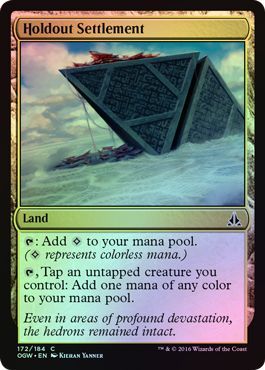 Holdout Settlement 172 184 Foil Oath of the Gatewatch Foil Singles Holdout Settlement 172 184 Foil Oath of the Gatewatch Foil Singles