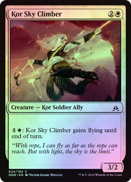 Kor Sky Climber 024 184 Foil Oath of the Gatewatch Foil Singles Kor Sky Climber 024 184 Foil Oath of the Gatewatch Foil Singles