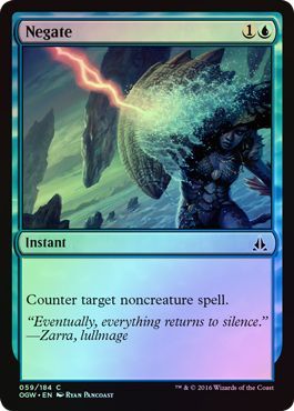 Negate 059 184 Foil Oath of the Gatewatch Foil Singles Negate 059 184 Foil Oath of the Gatewatch Foil Singles