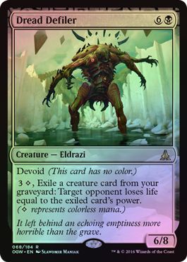 Dread Defiler 068 184 Foil Dread Defiler 068 184 Foil