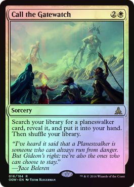 Call the Gatewatch 016 184 Foil Call the Gatewatch 016 184 Foil