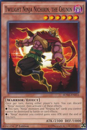 Twilight Ninja Nichirin the Chunin BOSH EN016 Common 1st Edition Breakers of Shadow 1st Edition Singles Twilight Ninja Nichirin the Chunin BOSH EN016 Common 1st Edition Breakers of Shadow 1st Edition Singles