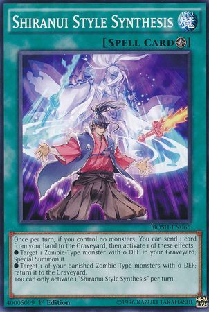 Shiranui Style Synthesis BOSH EN065 Common 1st Edition Breakers of Shadow 1st Edition Singles Shiranui Style Synthesis BOSH EN065 Common 1st Edition Breakers of Shadow 1st Edition Singles