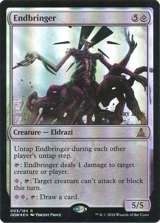 Endbringer 003 184 OGW Pre Release Foil Promo Endbringer 003 184 OGW Pre Release Foil Promo