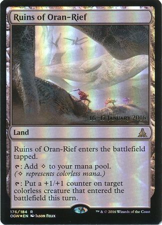 Ruins of Oran Rief 176 184 OGW Prerelease Foil Promo Magic The Gathering Promo Cards Ruins of Oran Rief 176 184 OGW Prerelease Foil Promo Magic The Gathering Promo Cards