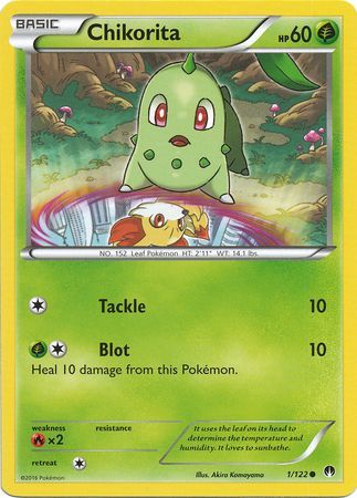 Chikorita 1 122 Common XY Breakpoint Singles Chikorita 1 122 Common XY Breakpoint Singles