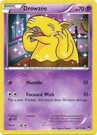 Drowzee 50 122 Common XY Breakpoint Singles Drowzee 50 122 Common XY Breakpoint Singles