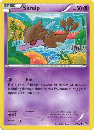 Skrelp 63 122 Common XY Breakpoint Singles Skrelp 63 122 Common XY Breakpoint Singles