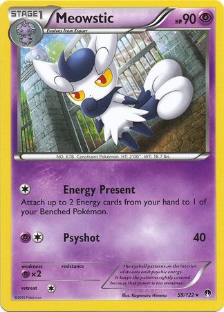 Meowstic 59 122 Rare XY Breakpoint Singles Meowstic 59 122 Rare XY Breakpoint Singles