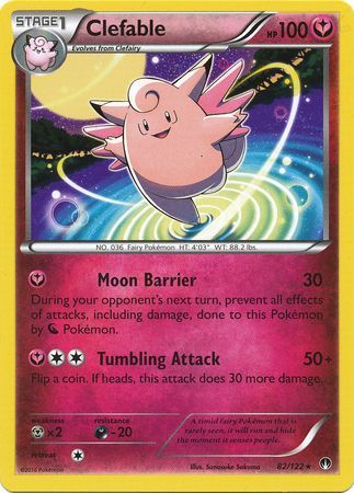 Clefable 82 122 Rare XY Breakpoint Singles Clefable 82 122 Rare XY Breakpoint Singles