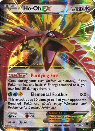 Pokemon Ho oh Ex 175