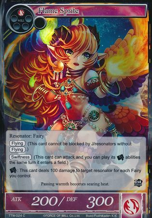 Flame Sprite TTW 024 Common Foil Flame Sprite TTW 024 Common Foil